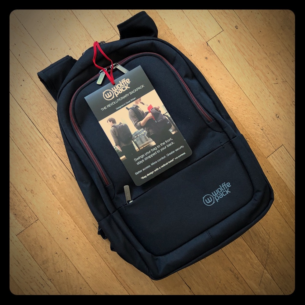 Travel time! Backpack that swings to front